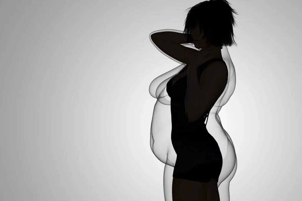 Advanced 3D Body Scan body mapping image used to track body measurements